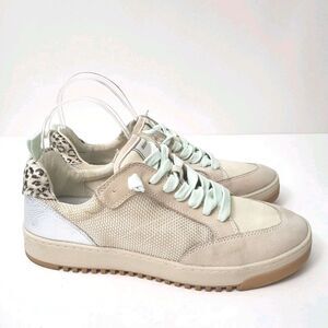 DOLCE VITA Calil Oatmeal Sneakers Womens 8.5 Beige Chunky Athleisure Fashion